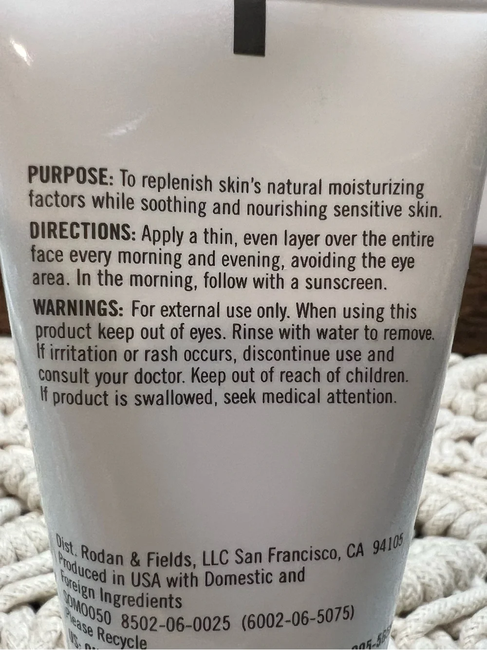 Rodan + Fields Moisture Replenishing Cream